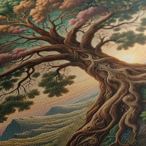 Quadro su tela – Misterioso albero della vita sotto il cielo