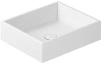 Lavabo da appoggio serie Plus Design di Ceramica Galassia - Bianco lucido 45x38cm