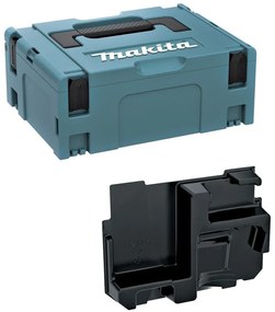 Valigetta Makita makpac 2 + Vassoio DBO180 (837809-5)