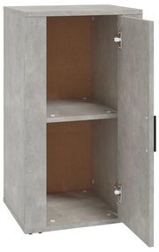 Credenza grigio cemento 40x33x70 cm in legno multistrato