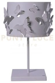Lampade da tavolo moderna farfallosa glicine in ferro 20x20x37,2hcm