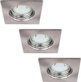Rabalux 1054 - Set di 3 faretti da incasso LITE 3x GU10-LED/3W/230V