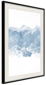 Poster  Winter Wonderland  Cornice Quadri Cornice nera con pass-partout, Larghezza x Altezza Home decor 40x60