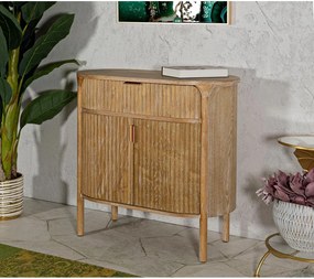 Cassettiera di colore naturale in abete massiccio 81x82x46 cm Gothenburg – Mauro Ferretti