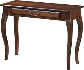 Tavolino da caffè Padova D in noce scuro - L104 x l40 x h75 cm