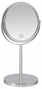 Specchio con Supporto Andrea House Cromato 18,5 x 15 x 34,5 cm Argentato