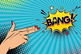 Carta da parati autoadesiva – Motivo pop art - BANG!