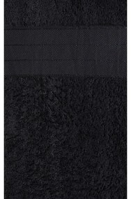 Set di 4 asciugamani in cotone nero 50x100 cm - Good Morning