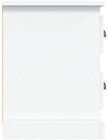 Mobile Porta TV Bianco 102x35,5x47,5 cm in Legno Multistrato