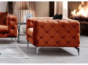 Poltrona arancione Como - Artie