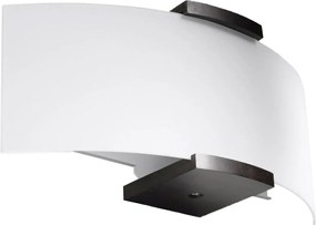 Applique da Parete EMILIO 2xE14 in Legno e Vetro