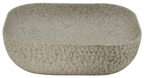 Lavabo da Appoggio Grigio Rettangolare 48x37,5x13,5 cm Ceramica