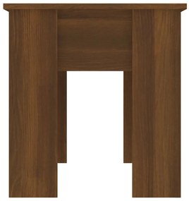 Tavolino Salotto Rovere Marrone 101x49x52 cm Legno Multistrato