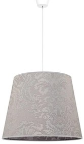 Duolla - Lampadario a sospensione con filo SOPRANO 1xE27/40W/230V diametro 38 cm argento