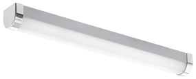 Applique Contemporanea Tragacete 1 Policarbonato Argento Led Integrato 7,5W