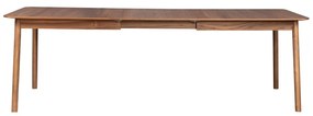 Tavolo da pranzo pieghevole con piano in legno di noce 90x180 cm Glimps - Zuiver