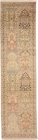 Cashmere Silk Tappeto orientale 290x80 (Indian) Annodato A Mano