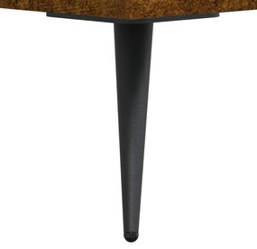 Tavolino da Salotto Rovere Fumo 102x50x40 cm Legno Multistrato
