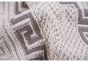 Tappeto in cotone grigio e beige , 80 x 200 cm Versace - Vitaus