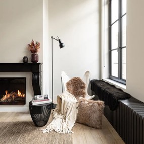 Pelliccia d'agnello nera, 60 x 180 cm - Tiseco Home Studio