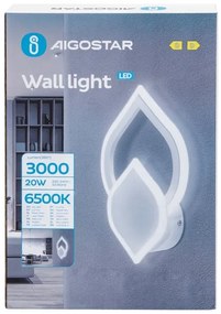 Aigostar - Applique a LED LED/20W/230V 6500K bianco