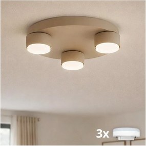 Brilagi - Plafoniera LED MONO 3xGX53/13W/230V Ø 30 cm beige