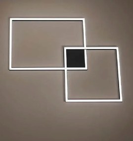 CROSS: Plafoniera LED moderna dal design essenziale - 3 temperature luce