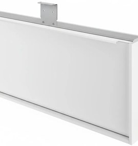 Mobile da bagno sospeso sotto lavabo L 120 x H 32 x P 48 cm bianco laccato lucido, 1 cassetto SENSEA Neo