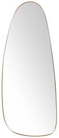 Specchio da parete metallo oro 39 x 95 cm CERGY Beliani