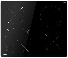 Piano Cottura in Vetroceramica Teka TTC64010CRD 60 cm 6300 W