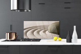 Pannello cucina paraschizzi Arte della sabbia di pietra 100x50 cm