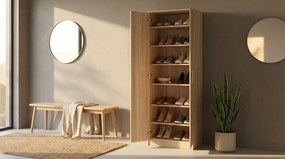 FREDIS - armadio scarpiera con 7 scaffali