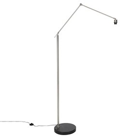 Lampada da terra moderna in acciaio regolabile - Editor