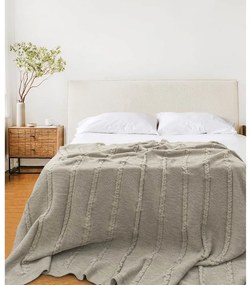 Copriletto beige 200x220 cm Trenza – Oyo Concept