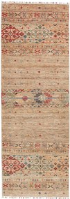 Samarkand Tappeto orientale 90x240 Grigio (Pakistan) Annodato A Mano