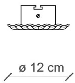 Spot Vintage Ceramica Azzurra 1 Luce Gu10 12Cm