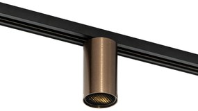 Faretto moderno bronzo scuro per sistema a binario monofase GU10 35mm - Iconic Ruby Honey