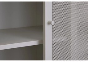 Armadietto grigio in metallo con porte scorrevoli 90x180x40 cm Veep – Unique Furniture