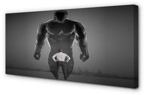 Quadro stampa su tela Muscoli dell'uomo 100x50 cm
