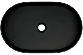 Deante CQS_NU6S - Lavabo da appoggio SILIA 35x55 cm granito/nero