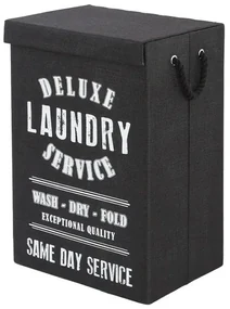 Cesta Portabiancheria stile industry con Strappo in colore Nero