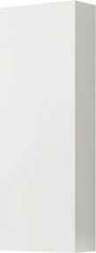 Pensile bagno Brera laccato opaco bianco, 1 anta apertura da sinistra P 17 x L 30 x H 90 cm