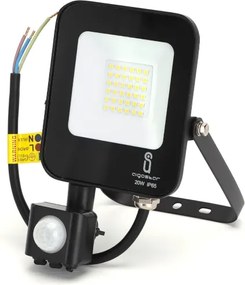 Aigostar - Proiettore LED con sensore LED/20W/230V 4000K IP65