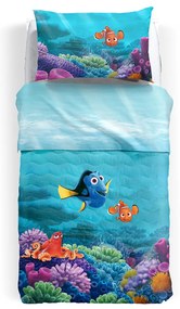 Copriletto Trapuntato Singolo Finding dory Cartoons, in