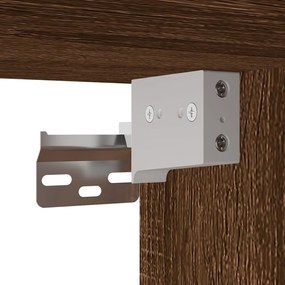 Set Mobili Porta TV 6 pz Rovere Marrone in Legno Multistrato