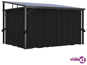 vidaXL Gazebo con Tenda 405x294x244 cm Antracite