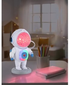Globo 28084 - Lampada da tavolo LED RGB COSMO LED/6W/5V astronauta bianca