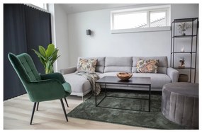 Poltrona in velluto verde Glasgow - House Nordic