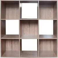 libreria modello.cubo 9 rovere cm.91x91 98521