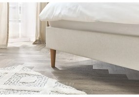 Letto matrimoniale imbottito beige con griglia 160x200 cm Sary - Bobochic Paris